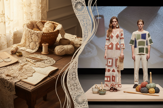 Du crochet traditionnel à la mode contemporaine : atelier artisanal et défilé de vêtements crochet fait main – Cachalabibi
