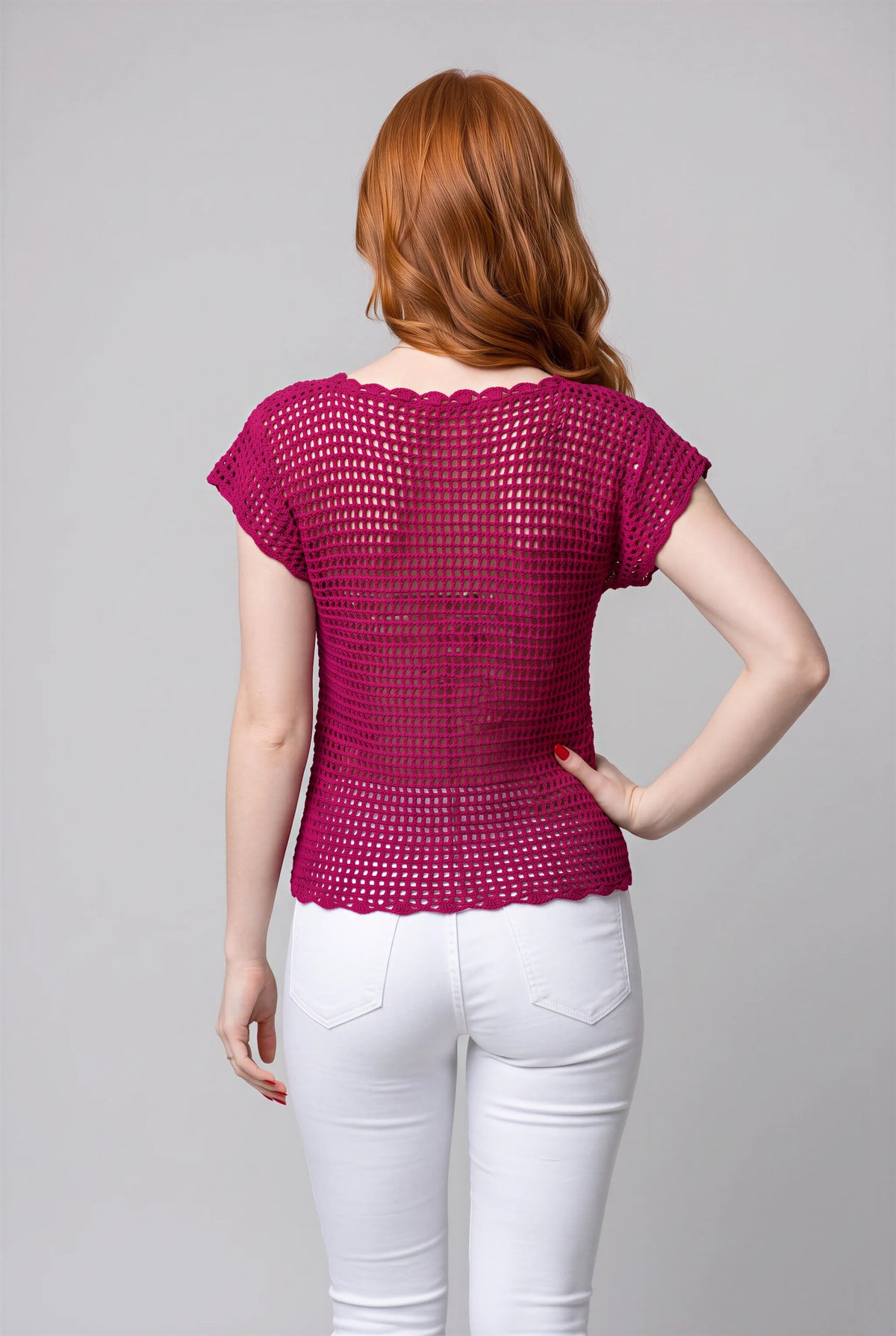Pull Magenta manches courtes — Taille 38