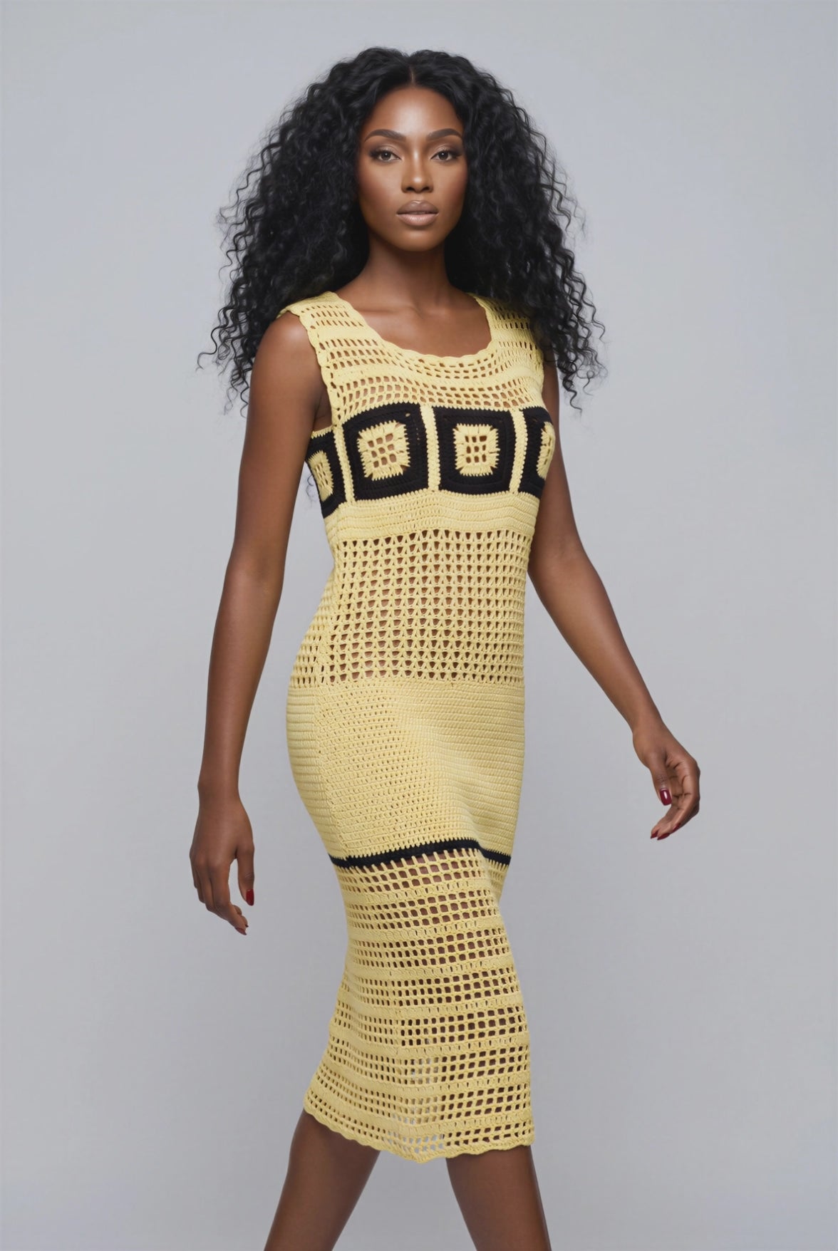 Robe Amarela crochet — vidéo— Création exclusive Cachalabibi
